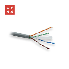 LYNX UTP kabel, Cat6, LSOH, celoměděný, vnitřní, šedý, box 305m LYNX UTP kabel, Cat6, LSOH, celoměděný, vnitřní, šedý, box 305m