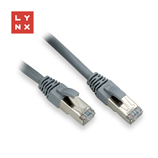 LYNX FTP patch kabel Cat6, PVC, 20m, šedý LYNX FTP patch kabel Cat6, PVC, 20m, šedý