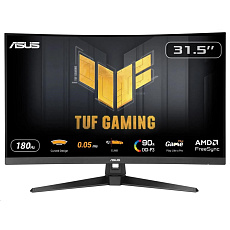 ASUS LCD TUF Gaming VG32WQ3B, 31.5" 2560x1440, 180Hz, 1ms, 350nits, Curved, FF, Repro, DP, HDMI, Audio, Vesa, Black