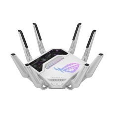 ASUS ROG Rapture GT-BE19000AI, WiFi7 Extendable Router, AiMesh, 2x WAN/LAN, 5x LAN, 2x USB