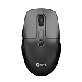 C-TECH Myš WLM-13, Bezdrátová, černá