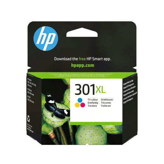 HP 301XL Tri-color Ink Cart, 6 ml, CH564EE (330 pages) HP 301XL Tri-color Ink Cart, 6 ml, CH564EE (330 pages)