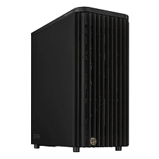 ASUS case PROART PA401 WOOD METAL, Mid Tower, ATX, 1xUSB-C Gen2x2, 2xUSB 3.0, 2x 160mm Fan, 1x 120mm Fan, černá