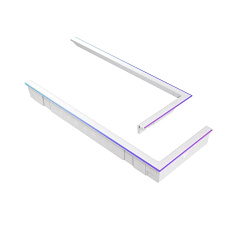 ASUS Sada osvětlení TUF GAMING ARGB Pro GT502 HORIZON, Bílá