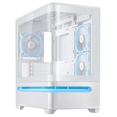 ASUS Case AP202 PRIME CASE, mATX, Průhledná bočnice, 3x 120mm ARGB Fan, bílá