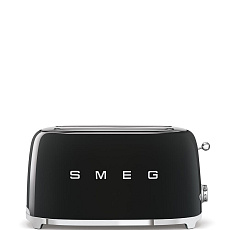 Smeg TSF02BLEU, toustovač / topinkovač, 4 toasty, 6 úrovní opékání, zásuvka na drobky, styl. 50. let, černý