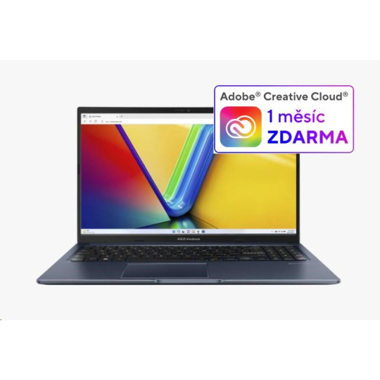 ASUS NTB Vivobook 15 (M1502YA-NJ731W), R7 5825U, 15.6" FHD, 16GB, 512GB SSD, Radeon, W11 Home, Quiet Blue