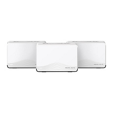MERCUSYS Halo H27BE(3-pack) WiFi7 Mesh (BE3600,2,4GHz/5GHz,1x2,5GbELAN/WAN,2xGbELAN/WAN)