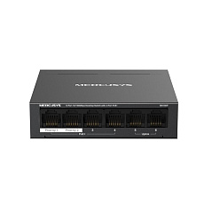 MERCUSYS switch MS106P (6x100Mb/s,4xPoE+,67W,fanless)