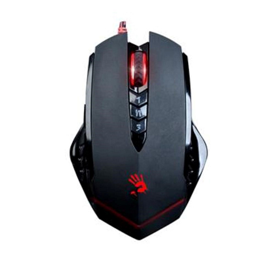 A4tech Bloody V8M, herní myš V-Track + CORE 2, 3200 DPI, USB, černá