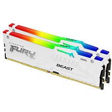 KINGSTON DIMM DDR5 64GB (Kit of 2) 5600MT/s CL36 FURY Beast Bílá RGB EXPO KINGSTON DIMM DDR5 64GB (Kit of 2) 5600MT/s CL36 FURY Beast Bílá RGB EXPO