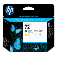 HP 72 Black matte + Yellow DJ Printhead, C9384A