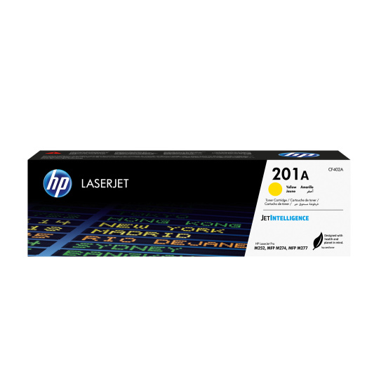 HP 201A Yellow LJ Toner Cartridge, CF402A (1,330 pages)