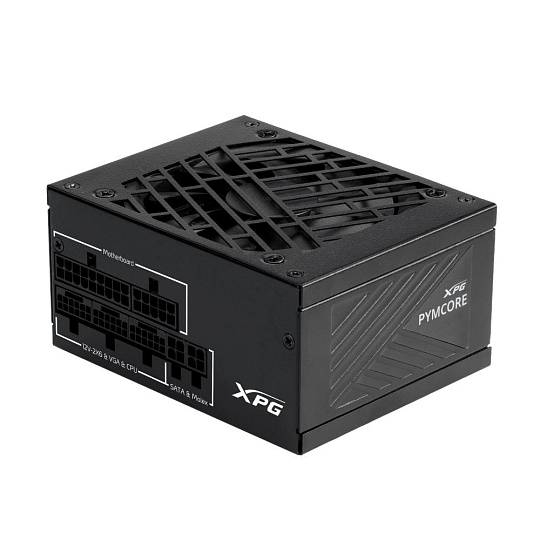 ADATA XPG zdroj PYMCORE 750W, 92 mm, Plně modulární, 80 Plus Gold, ATX 3.1