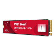 WD RED SSD NVMe 4TB PCIe SN700, Geb3 8GB/s, (R:3400/W:3100 MB/s) TBW 5100