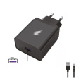 WG - Síťová nabíječka 1x USB-A 22,5W, SuperCharge, 5V-9V-12V, + kabel USB-A na Type-C (5A), černá