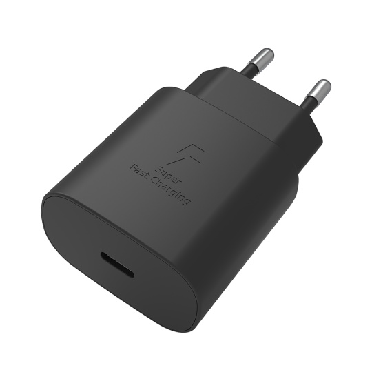 WG - Síťová nabíječka 1x USB-C, PD PPS 25W, černá