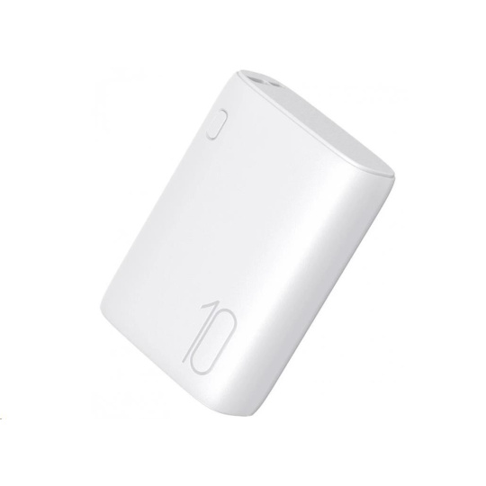 WG - Powerbank 10000 mAh / QC 3.0 and PD output+input / ultra small / white WG - Powerbank 10000 mAh / QC 3.0 and PD output+input / ultra small / white