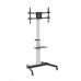 ALU pojízdný stojan Brateck FS44-46TW pro TV 37"-86" 50kg police