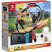 Nintendo Switch konzole červená/modrá  + hra Ring Fit