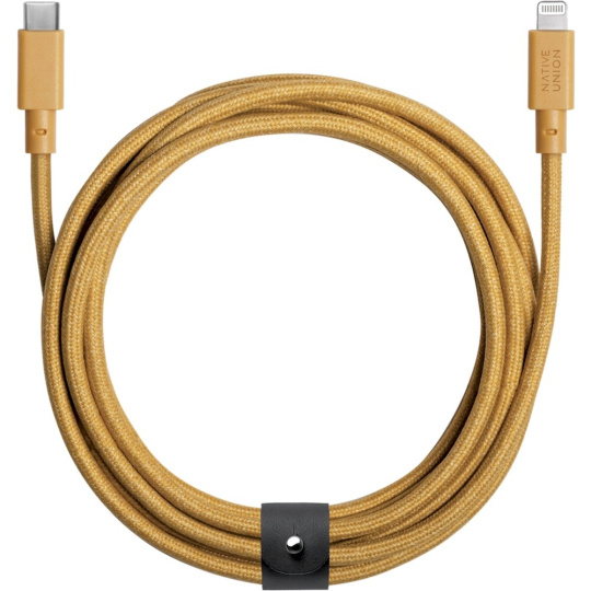 Native Union Belt Cable (USB-C – Lightning) 3 m oranžový
