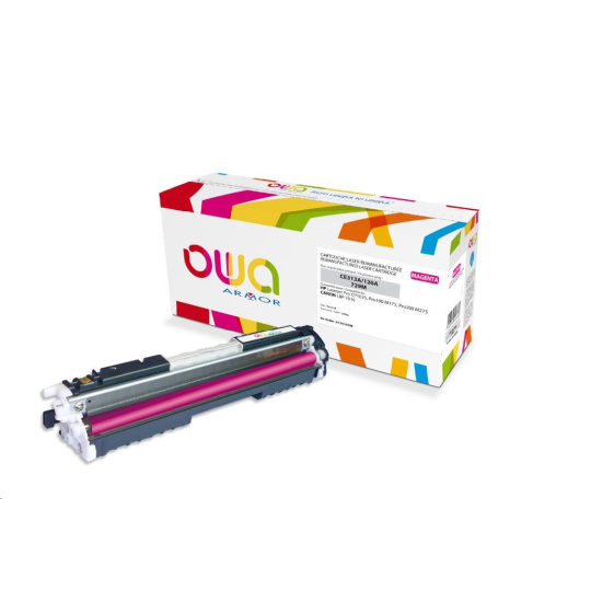 OWA Armor toner pro HP Laserjet Pro CP1025, Pro100 M175, Pro200 M275, 1000 Stran, CE313A, červená/magenta