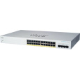Cisco switch CBS220-24FP-4X, 24xGbE RJ45, 4x10GbE SFP+, PoE+, 382W - REFRESH