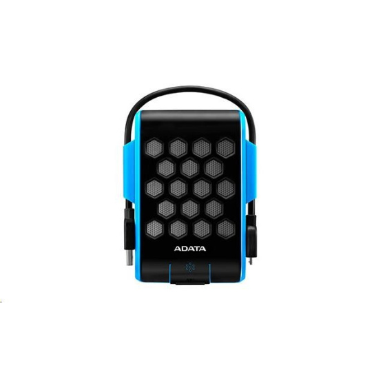 ADATA Externí HDD 2TB 2,5" USB 3.1, DashDrive™ Durable HD720, G-sensor, modrý, (gumový, vodě/nárazu odolný)