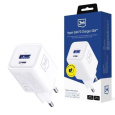 3mk napájecí adaptér Hyper Charger PD 33W GaN QC4+ PPS AFC FCP SCP 1A1C White