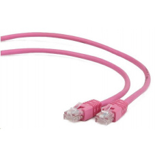 GEMBIRD kabel patchcord Cat5e UTP 3m, růžový GEMBIRD kabel patchcord Cat5e UTP 3m, růžový