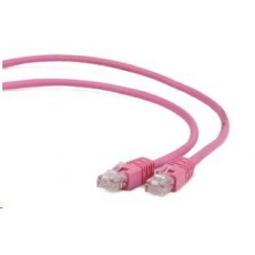 GEMBIRD kabel patchcord CAT6 stíněný FTP 1m, růžový GEMBIRD kabel patchcord CAT6 stíněný FTP 1m, růžový