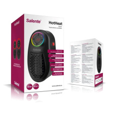 Salente HotHeat, teplovzdušný mini ventilátor, 500 W, černý Salente HotHeat, teplovzdušný mini ventilátor, 500 W, černý