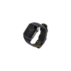 UNIQ Linus AiroSoft silikonový řemínek Apple Watch 45/44/42mm modrý