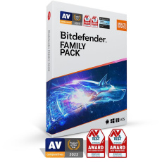 Bitdefender Family pack - 15 zařízení na 3 roky- elektronická licence do emailu