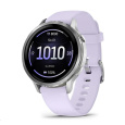 Garmin Venu® 4 - 41 mm Silver / Periwinkle silikonový řemínek