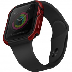 UNIQ Valencia kovové pouzdro Apple Watch Serie 4/5/6/SE (44mm) červené UNIQ Valencia kovové pouzdro Apple Watch Serie 4/5/6/SE (44mm) červené