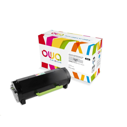 OWA Armor toner pro LEXMARK MX310, 410, 510, 511, 610, 611, 2500 Stran, 60F2000, černá/black