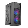 EUROCASE skříň ML N6-530B, ATX, 2x USB-A, 2x 120mm ARGB Fan, černá