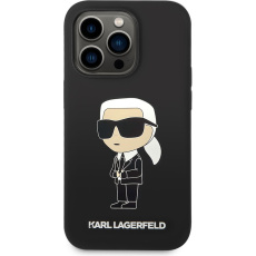 Karl Lagerfeld Liquid Silicone Ikonik NFT kryt iPhone 14 Pro černý Karl Lagerfeld Liquid Silicone Ikonik NFT kryt iPhone 14 Pro černý