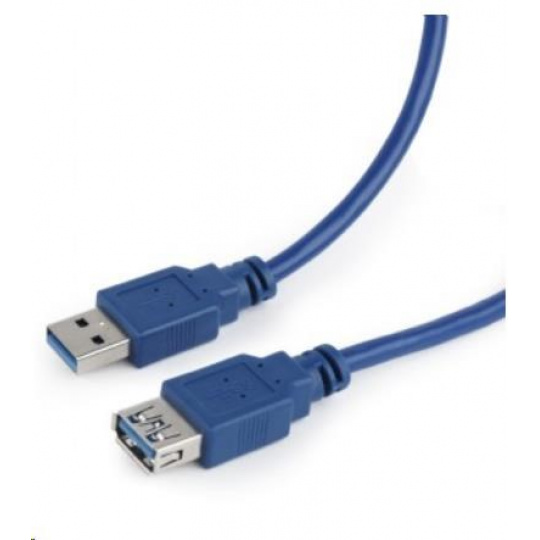 GEMBIRD Kabel USB 3.0 A-A prodlužovací 3m modrý