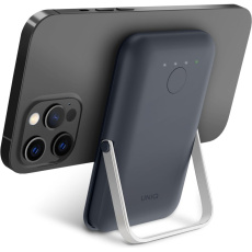 UNIQ Hoveo magnetická powerbanka s rychlým nabíjením a stojánkem (5000mAh) modrá UNIQ Hoveo magnetická powerbanka s rychlým nabíjením a stojánkem (5000mAh) modrá