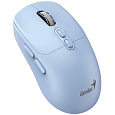 GENIUS myš NX-8080S BT/ duální Bluetooth + 2,4GHz/ 1600 dpi/ Copilot/ bezdrátová/ tichá/ modrá