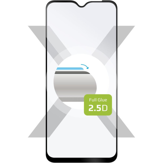 FIXED 2,5D Full-Cover tvrzené sklo Samsung Galaxy M23 5G černé