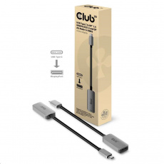 Club3D Adaptér aktivní USB-C na DisplayPort 1.4, 8K60Hz DSC1.2 HDR HBR3 Club3D Adaptér aktivní USB-C na DisplayPort 1.4, 8K60Hz DSC1.2 HDR HBR3