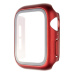 FIXED Pure+ ochranné pouzdro s temperovaným sklem Apple Watch 41mm červené