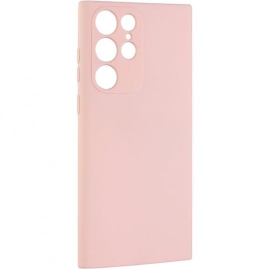 FIXED Story silikonový kryt Samsung Galaxy S22 Ultra 5G růžové