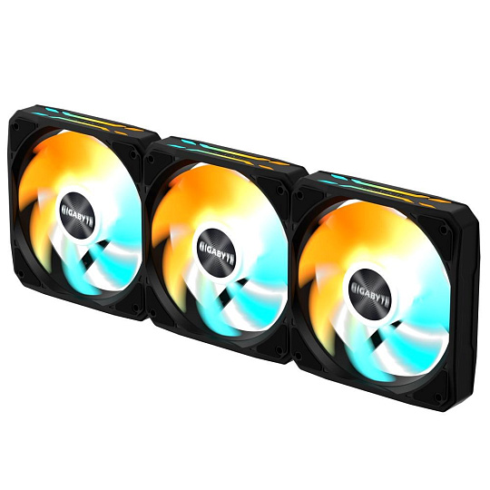 GIGABYTE ventilátor EZ CHAIN FAN 3-PACK, 3x120mm, černá