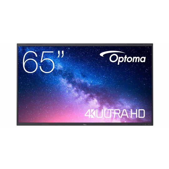 Optoma 1651RK IFPD 65" - interaktivní dotykový, 4K UHD, multidotyk 40prstu, Android 14,  8GB RAM / 64GB ROM