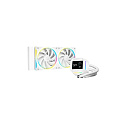 DEEPCOOL Vodní chladič LM240 WH, ARGB, 2x 120mm, AM5, LGA1851, bílá