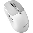 GENIUS myš NX-8080S BT/ duální Bluetooth + 2,4GHz/ 1600 dpi/ Copilot/ bezdrátová/ tichá/ bílošedá